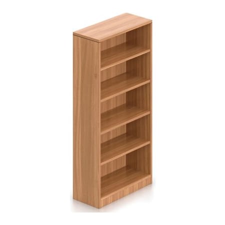 Gec Offices To Go 4 Shelf Bookcase in Walnut - Executive Modular Furniture SL71BC-AWL